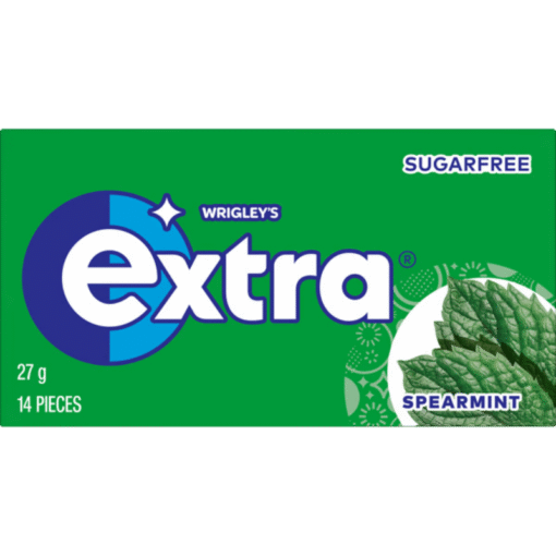 Extra Envelope Spearmint 27g (24 Per Outer)