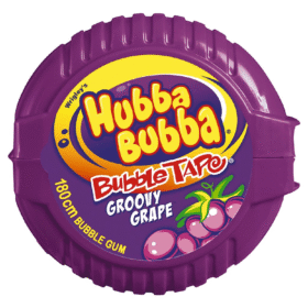 Hubba Bubba Tape Grape 56g (12 Per Outer)