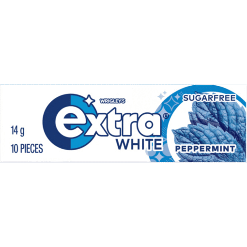 Extra Pellet White Peppermint 14g (30 per Outer)