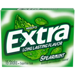 Extra Envelope Long Lasting Spearmint 27g (24 Per Outer)