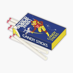 Spaceman Candy Sticks 16g (48 Per Outer)