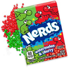 Nerds Watermelon & Cherry 47g (36 Per Outer)