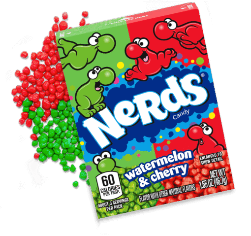 Nerds Watermelon & Cherry 47g (36 Per Outer)