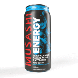 Musashi Energy Blue Raspberry 500ml (12 Per Outer)