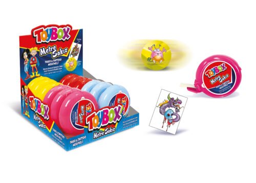 Toybox Metre Sakiz Tattoo Bubble Gum (12 Per Outer)
