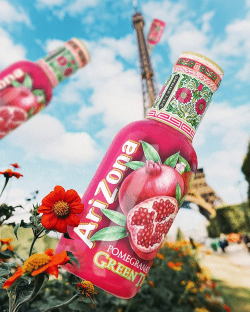 Arizona Tea Pomegranate 500ml Bottle (6 Per Outer) - Image 2