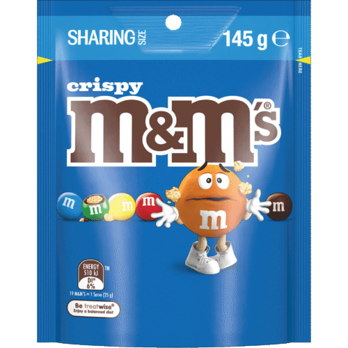 M&M Crispy Chocolate 145g (1 Per Outer)