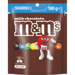 M&M Milk Chocolate 180g (1 Per Outer)