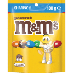 M&M Peanut Chocolate 180g (1 Per Outer)