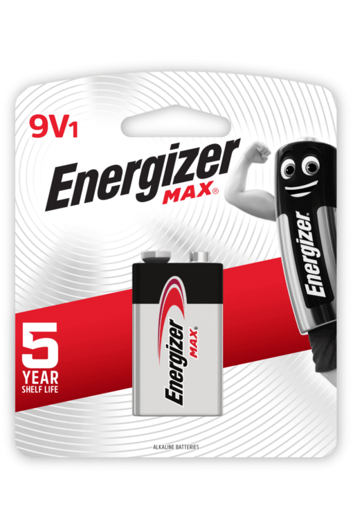 Energizer Alkaline 9V 1pk (6 Per Outer)