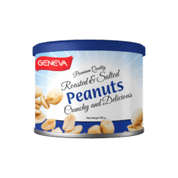 Geneva Roasted and Salty Peanuts Crunchy and Delicious 130g (24 Per Outer)