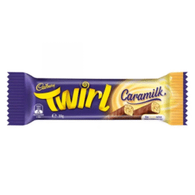 Cadbury Caramilk Twirl Chocolate Bar 39g (42 Per Outer)