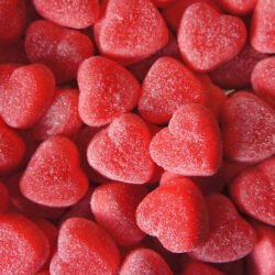 Damel Strawberry Filled Hearts 2kg (1 Per Outer)