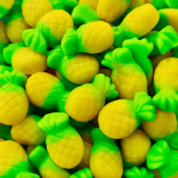Damel Gummy Pineapples 2kg (1 Per Outer)