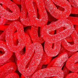 Damel Strawberry Rings 2kg (1 Per Outer)