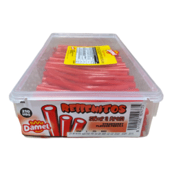 Damel Strawberry Pipes 210 Pieces (1 Per Outer)