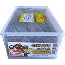 Damel Sour Cola Belts 210 Pieces (1 Per Outer)