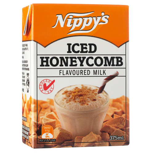 Nippy's Iced Honeycomb Flavoured Milk 375ml (24 Per Outer)
