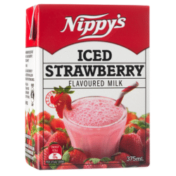 Nippy's Iced Strawberry Flavoured Milk 375ml (24 Per Outer)