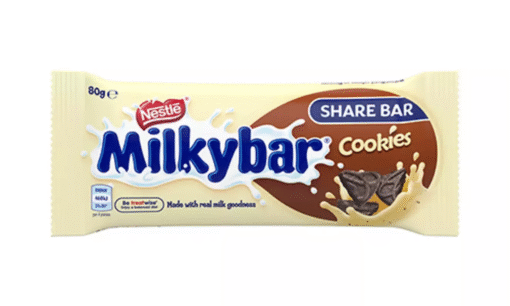 Nestle Milkybar Cookies Share Bar 80g (24 Per Outer)