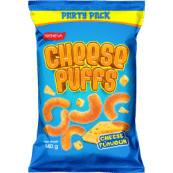 Geneva Cheese Puffs Cheese Flavour 140g (30 Per Outer)