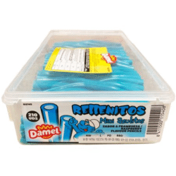 Damel Blue Raspberry Pipes 210 Pieces (1 Per Outer)