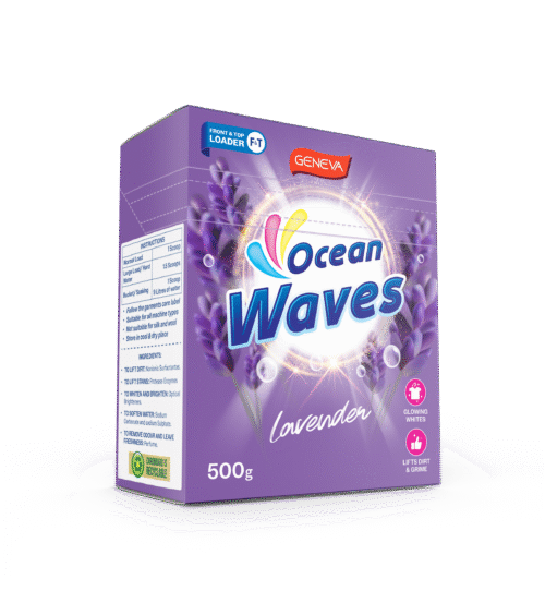 Geneva Ocean Waves Lavender 500g Laundry Powder (20 Per Outer)