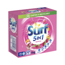Surf 5 in 1 Tropical Laundry Powder 1kg (12 Per Outer)