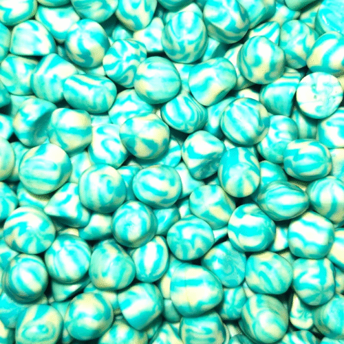 Damel Blue Raspberry Twist Kisses 2kg (1 Per Outer)