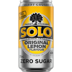 Solo Original Lemon Zero Sugar 375ml (24 Per Outer)