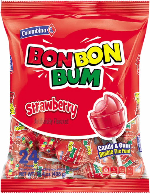 Bon Bon Bum Strawberry (15 Per Outer)