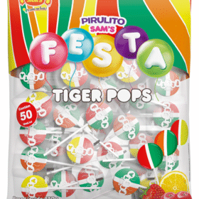 Pirulito Sam's Festa Tiger Pops (22 Per Outer)