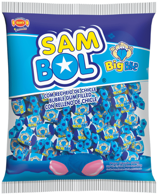 Sam Bol Blue Raspberry Candy 500g (30 Per Outer)