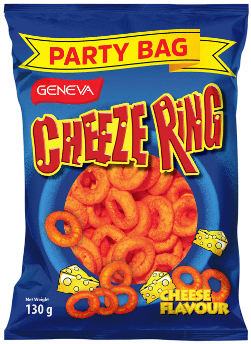 Geneva Cheeze Ring Party Bag Cheese Flavour 120g (30 Per Outer)