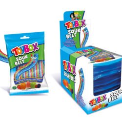 Toybox Sour Belt Mix Fruit Flavoured Sour Candy (24 Per Outer)