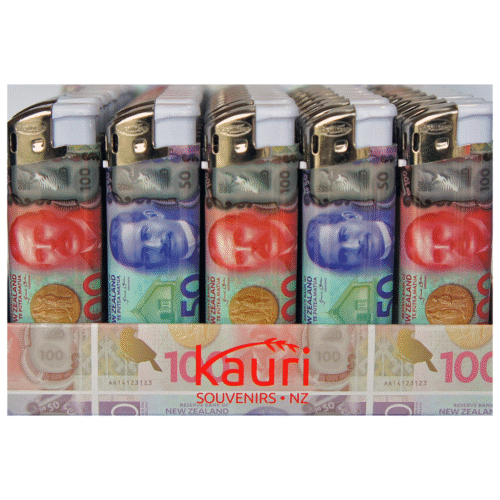 Kauri Souvenirs NZ Lighter (50 Per Outer)