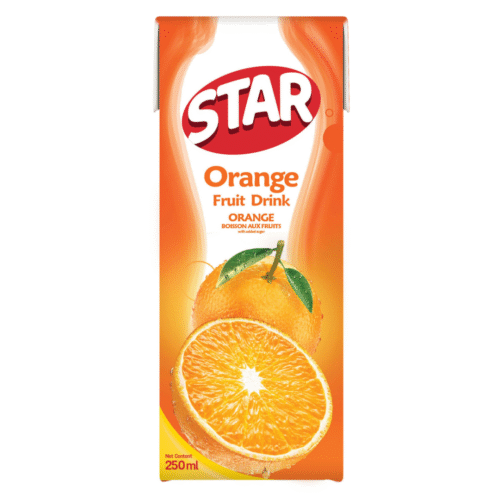 Star Orange Fruit Drink 250ml (24 Per Outer)