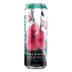 Arizona Black & White Iced Tea With Ginseng & Honey 650ml (24 Per Outer)