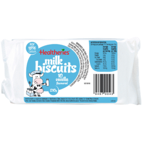 Healtheries Milk Biscuits Vanilla 210g (1 Per Outer)