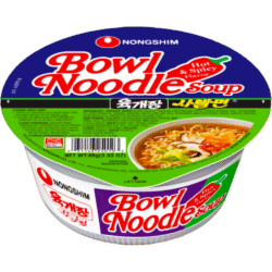 Nongshim Bowl Noodle Hot and Spicy 86g (12 Per Outer)