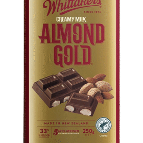 Whittakers Block Almond Gold 250g (12 Per Outer)