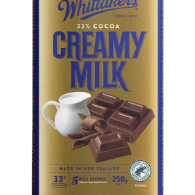 Whittakers Block Creamy Milk 250g (12 Per Outer)