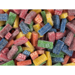 Damel Assorted Sour Bricks 2kg Bag (1 Per Outer)