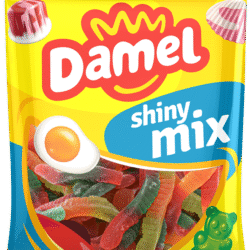 Damel Shiny Mix Oiled Worms 80g (12 Per Outer)