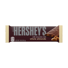 HERSHEY'S Milk Chocolate with Almonds Bar 41g (36 Per Outer)