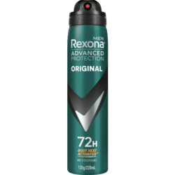Rexona Men Antiperspirant Aerosol Advanced Original 220mL (6 Per Outer)