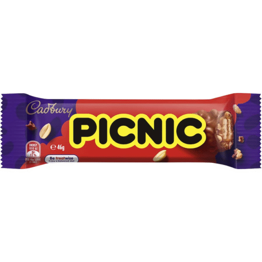 Cadbury Picnic Chocolate Bar 46g (25 Per Outer)