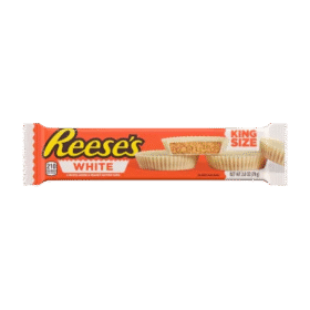 REESE'S White Creme King Size Peanut Butter Cups 79g (18 Per Outer)