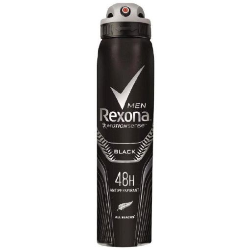 Rexona Men Spray Motion Sense All Blacks 250ml (6 Per Outer)