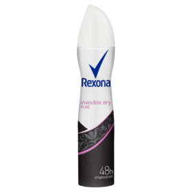 Rexona Women’s Spray Invisible Dry Pure 220ml (6 Per Outer)